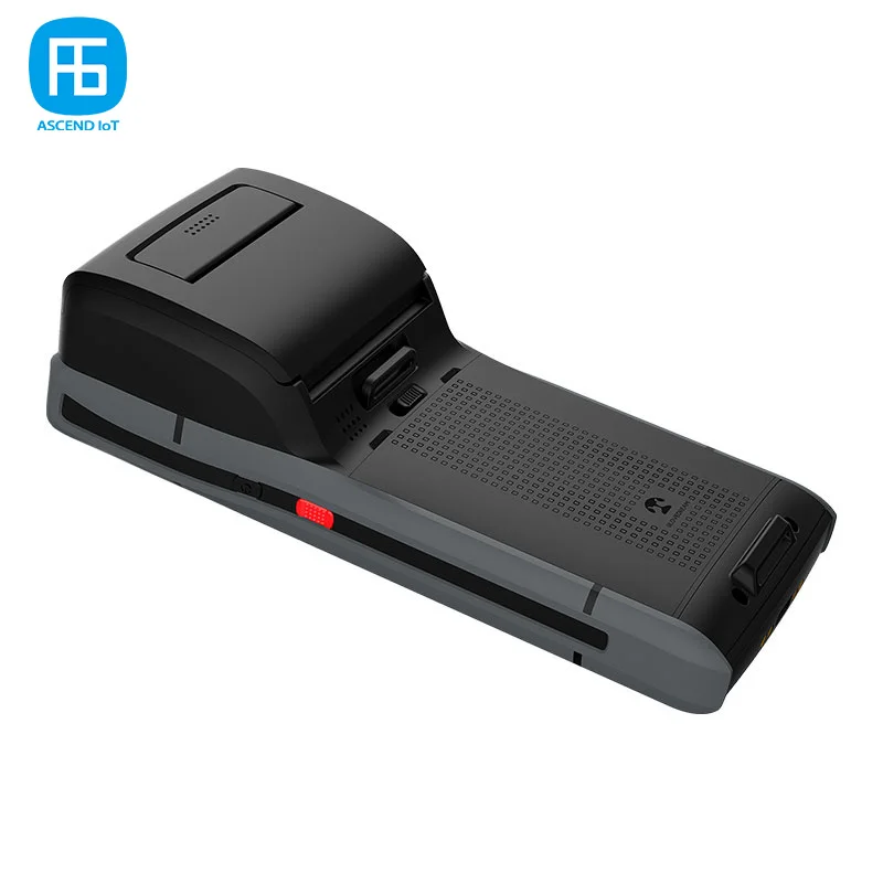 NEW Handheld RFID Reader with Barcode Scanner and Thermal Printer NFC Reading Device with 2D QR Code Scanner