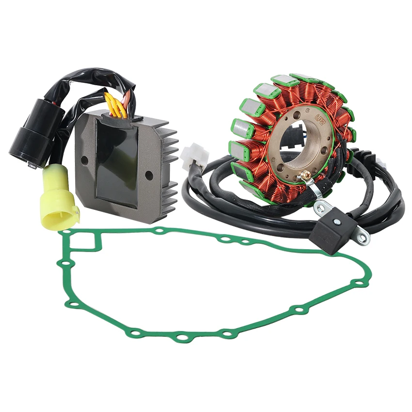 ATV Charging System Stator Assy Voltage Regulator Generator Gasket 21003-1276 For Kawasaki KLF300 Bayou KEF300 Lacota Quad Bike