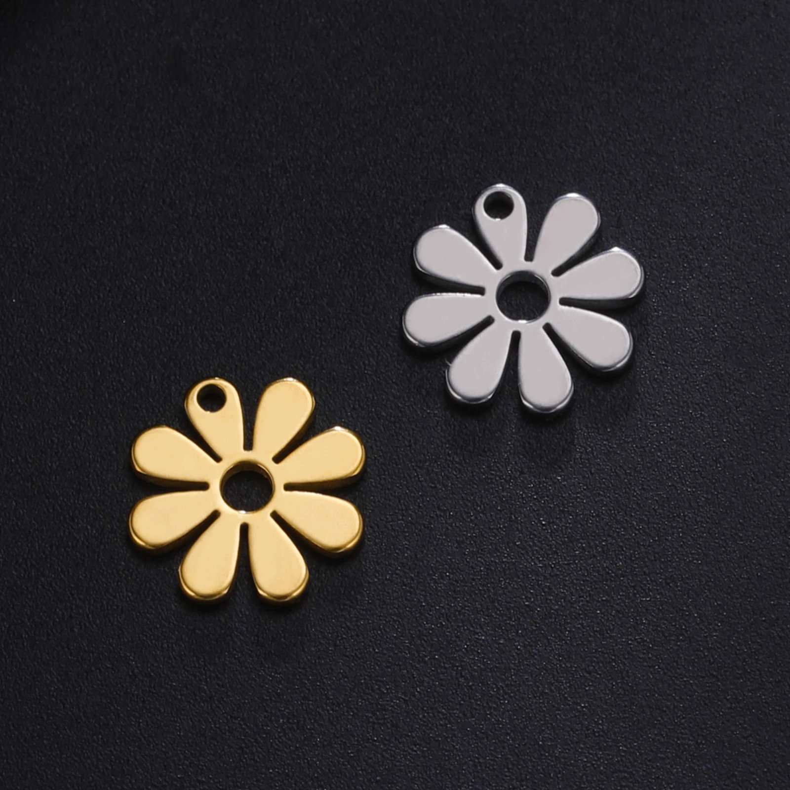 5pcs Stainless Steel Charms for DIY Jewelry Making