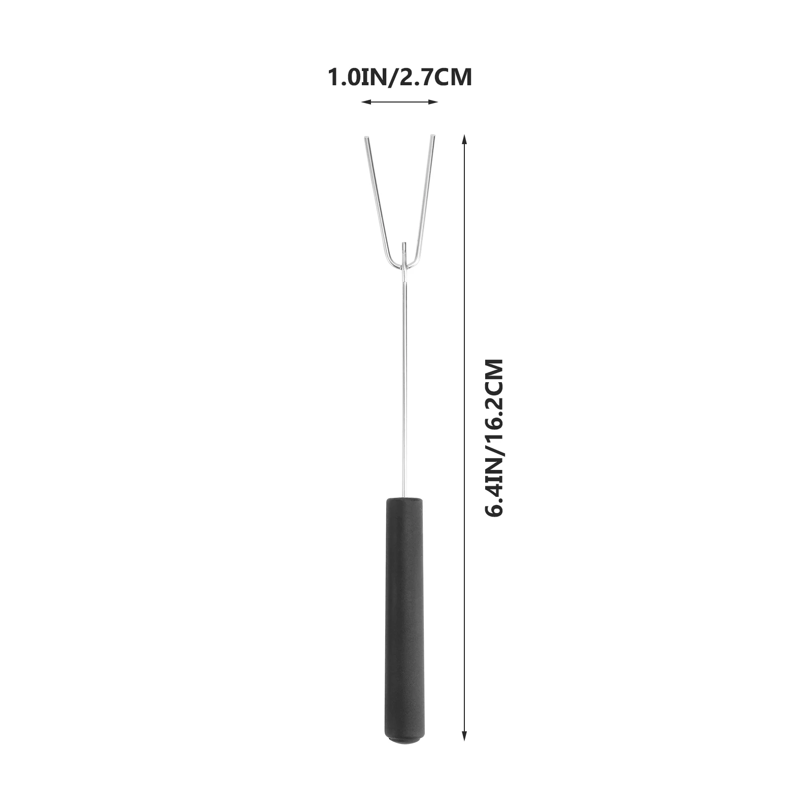

5pcs Chocolate Stainless Steel Premium Material PP Handle Triangle Two Forks Spiral Three Forks Round Shape Dipping Nuts