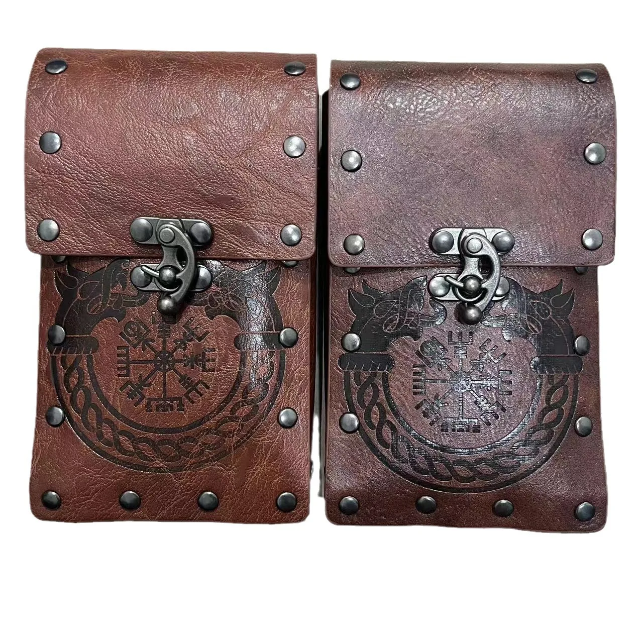 Steampunk mittelalter liche Tasche Tasche Wikinger Gürtel Leder Telefon Brieftasche Steampunk Piraten Kostüm Reise Taille Gürtel taschen Geldbörse für Erwachsene