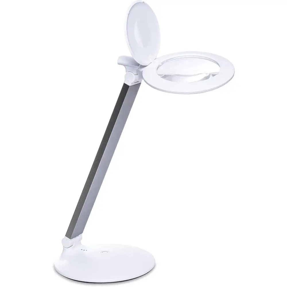 

Portable Rechargeable 5 Diopter Magnifying Lamp with 6,000K LED, 4,200 Lux Brightness, USB Charging & Carry Case