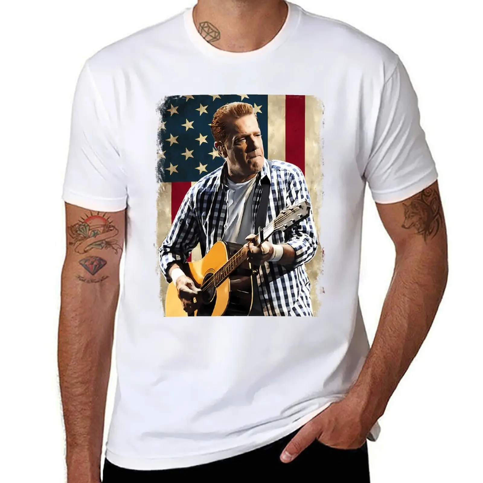 

Vintage Pop Rock Band - The Long Run T-Shirt graphic t shirts for man funny t shirts cotton T-Shirt