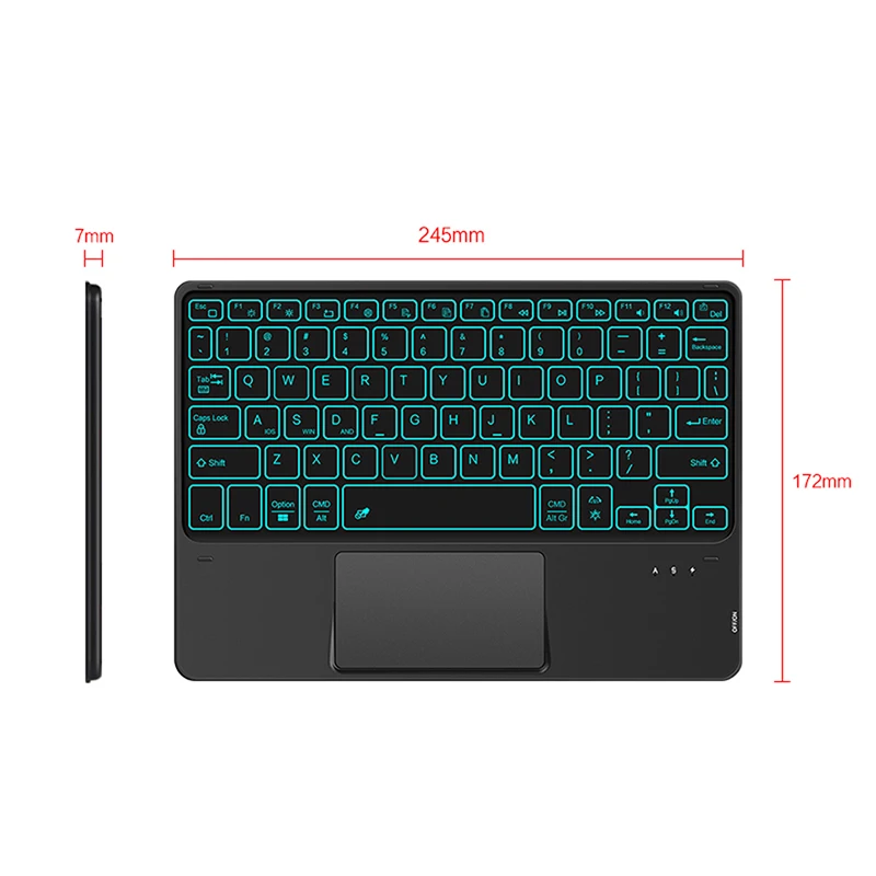 Bluetooth Keyboard For Blackview Tab18 Tab 18 16 15 13 12 11 10 pro 9 7 6 OSCAL Pad 8 Tablet Wireless keyboard With Touchpad