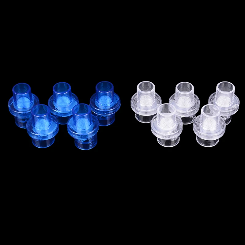 10 Pcs Disposable One-way Filter Plugs CPR Mask Training Valves Mouthpieces Micromask Accessories