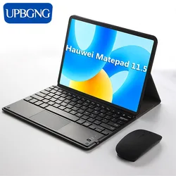 Huawei Matepad için dokunmatik klavye durumda 11.5 10.4 2022 Matepad hava 2023 kablosuz Bluetooth klavye fare kapağı