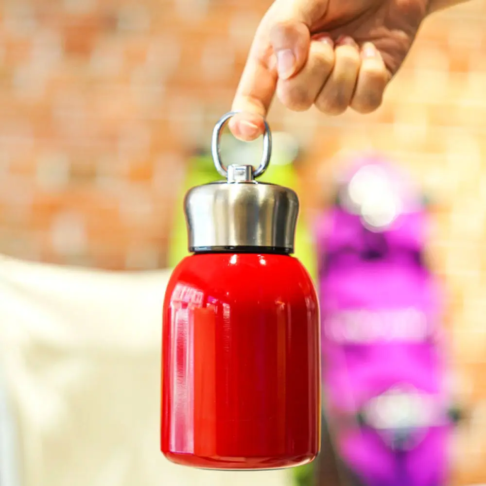 High Quality 304 Stainless Steel Mini Thermal Mug Portable Vacuum Flask For For XiXi Outdoor Travel School Student Gift