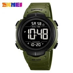 SKMEI Watches Digital Fashion For Men 5Bar Waterproof Stopwatch Countdown Chrono Wristwatch Watch Reloj Hombre