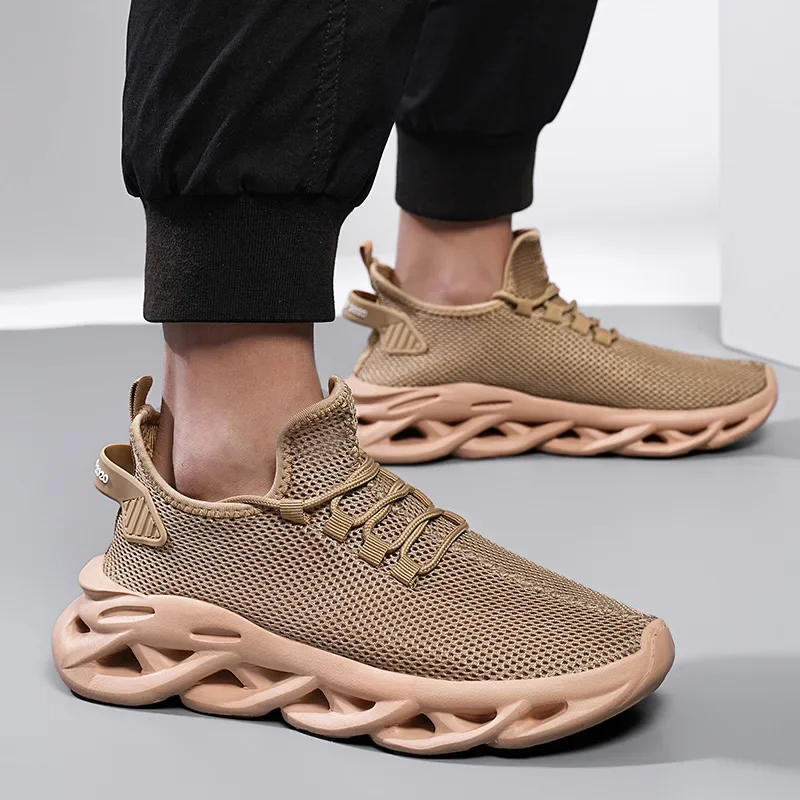 Zapatillas Deportivas Casuales para Hombre 2026, Transpirables, Ligeras, de Malla, Negras, para Correr, Trotar, Tenis y Caminar