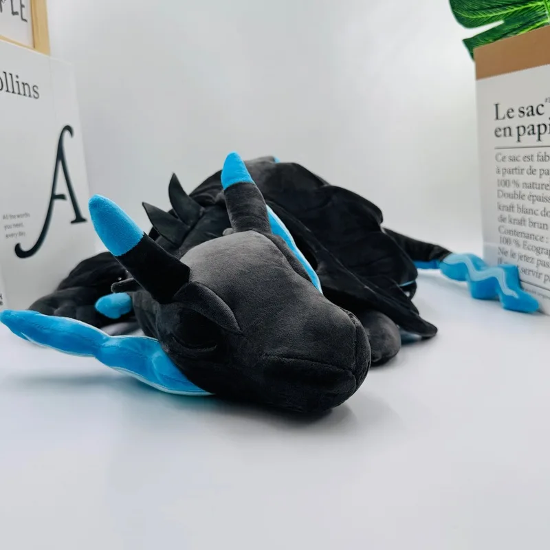 New Large 48cm Blue Sleeping Charizard Plush Doll Toys Super Soft Pokemon Stuffed Animal, Anime Plush Pillow Floor/Sofa Cushion