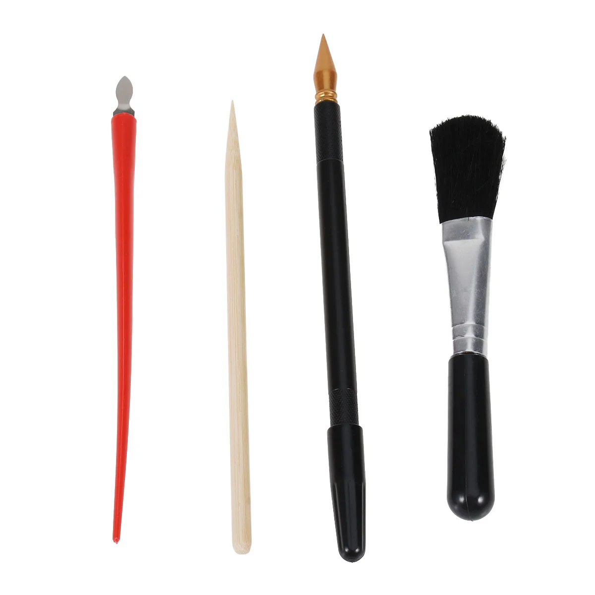 

4 PCS Crayon Feutre Adulte Scratch Painting Scratchboards Pen Ampersand Stylus Brush Stick Tool Wooden