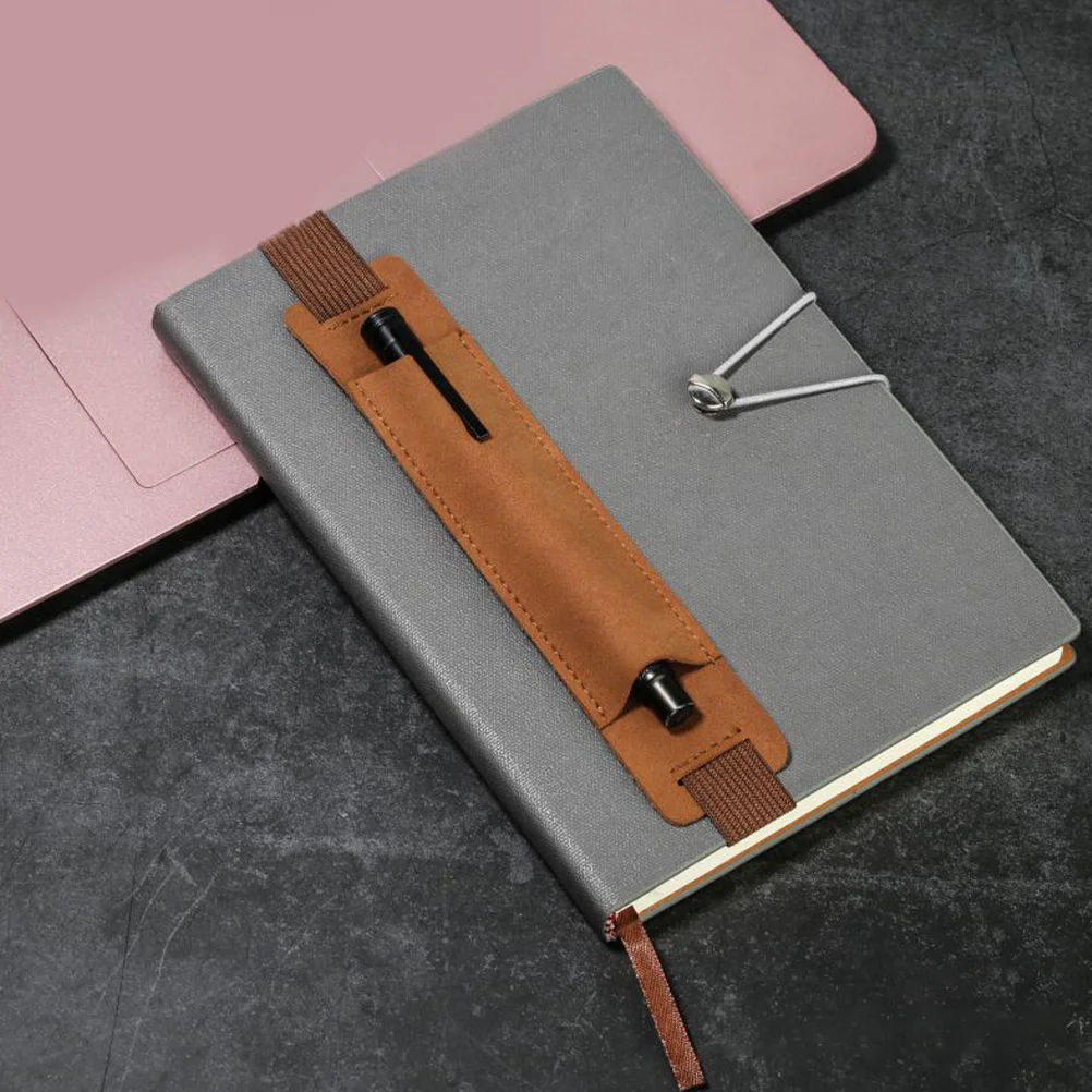 

4Pcs Business Pen Protector Adjustable Elastic Band for Notebook Planner Pen Sleeve Case Protective Holder