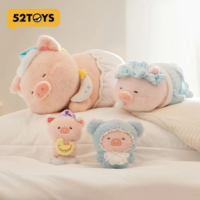 52TOYS LuLu The Piggy SWEET DREAM Plush Toys Doll Cute Anime Figure Desktop Ornaments Gift Collection Throw Pillow Doll Cute