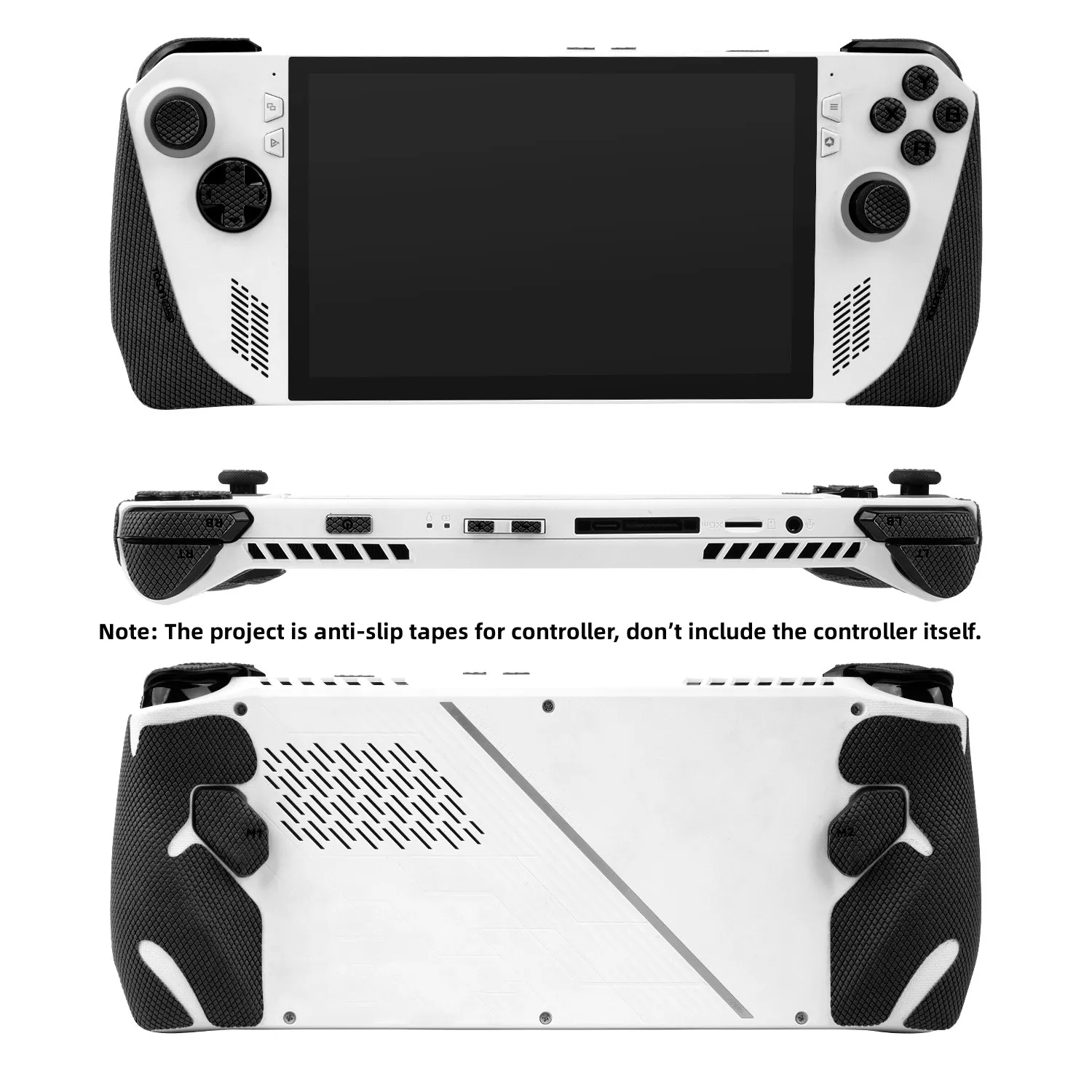 

TALONGAMES Pro Version Controller Grip Tape Compatible with ASUS Rog Ally Grips,Buttons,Trigger,Non-slip Anti Sweat (Black)