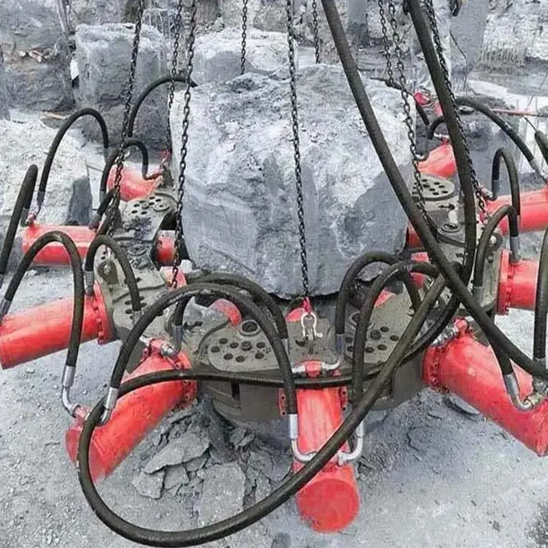 Hydraulic Pile Breaker for Round Pile Head Removal Machine Excavator Mounted Pile Cutter for 10-35 Ton Digger Global Shipping