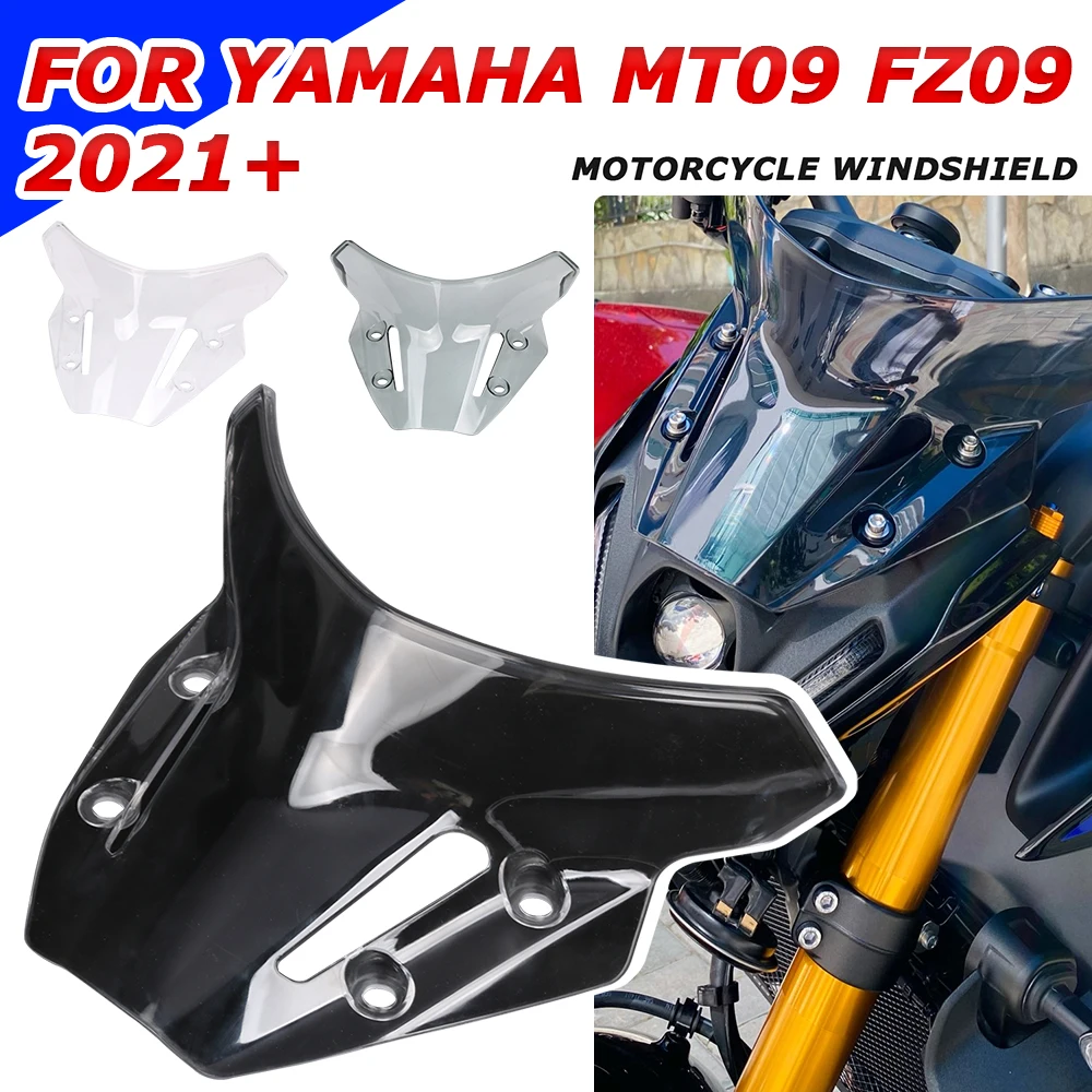 

For YAMAHA MT-09 SP FZ-09 MT09 FZ09 2021 2022 2023 Motorcycle Accessories Windshield Windscreen Wind Shield Deflectors Guard