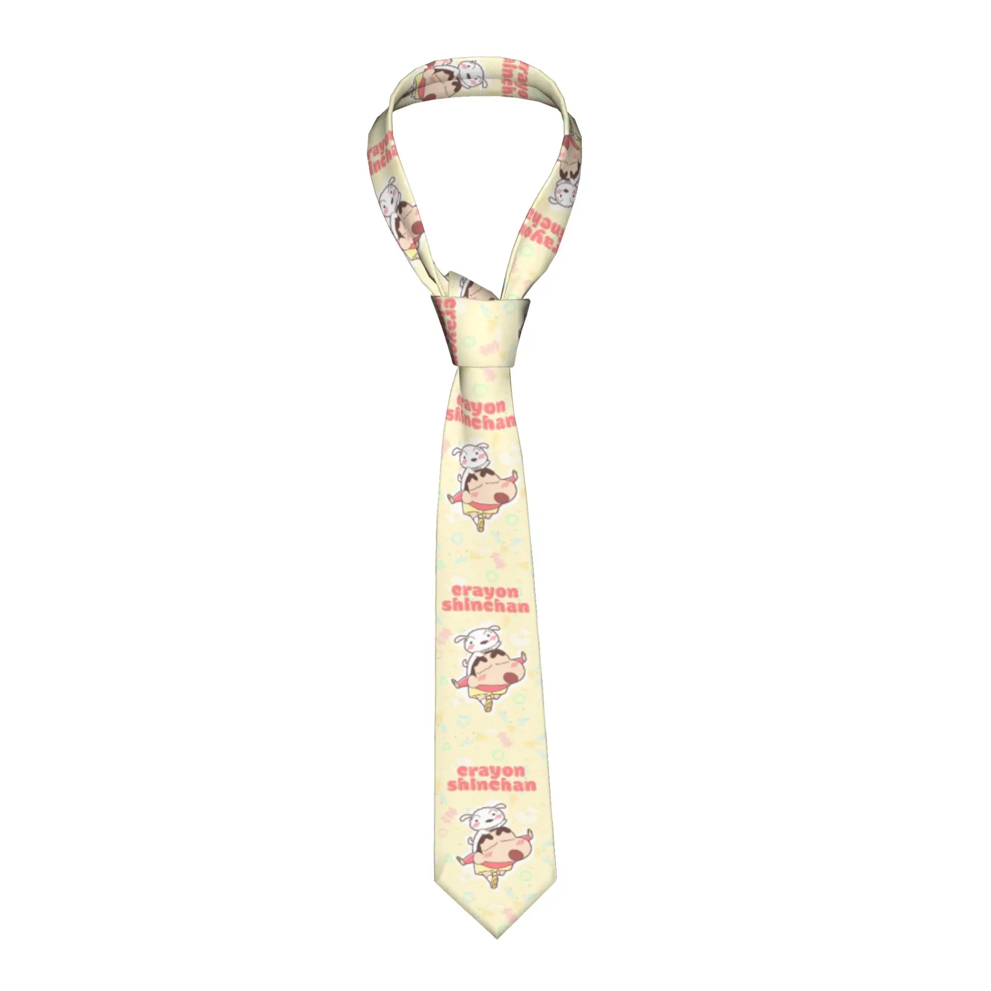 

Necktie Crayon ShinChan Men Silk 8 cm Classic Neck Tie Cute Cartoon Manga for Men Daily Wear Gravatas Wedding Accessories Gift