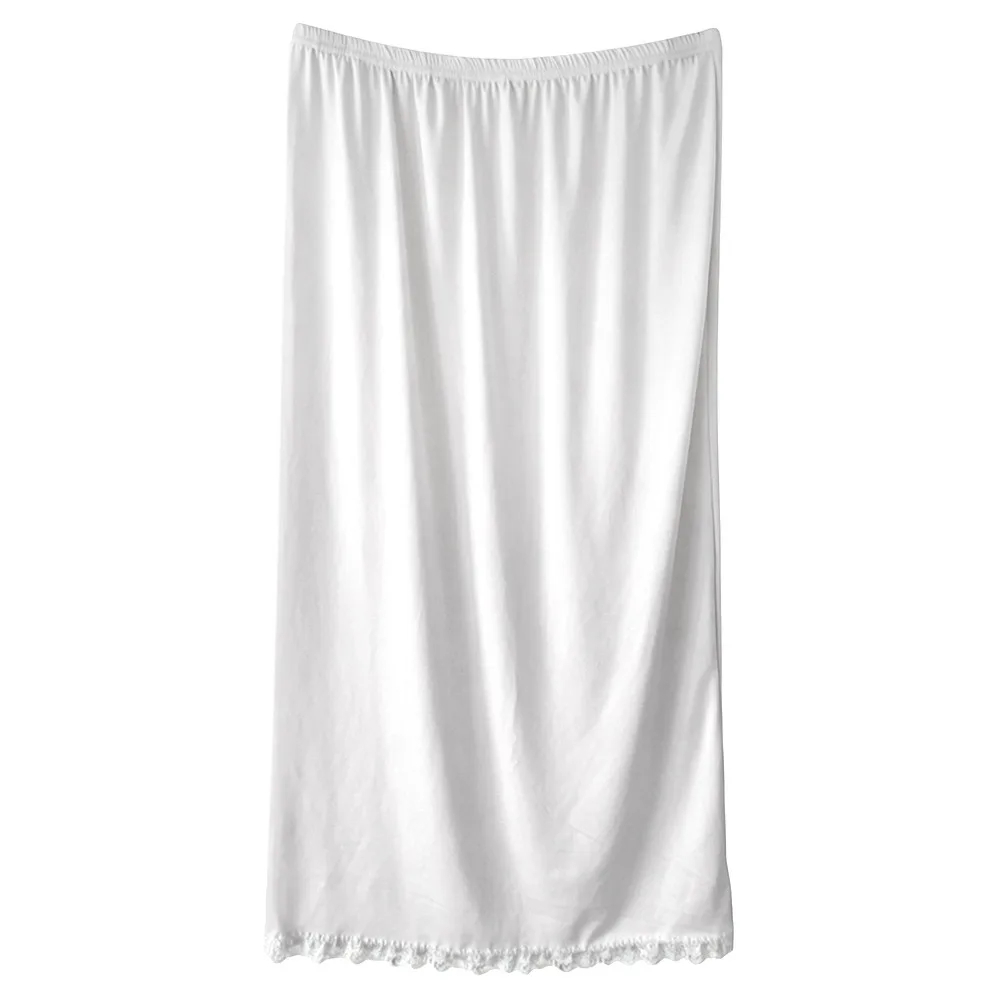 Lightweight Lace Inner Layer Lace Slip Skirt Soft Breathable Anti-Sheer Liner Loose Fit Style Short Base Skirt Women
