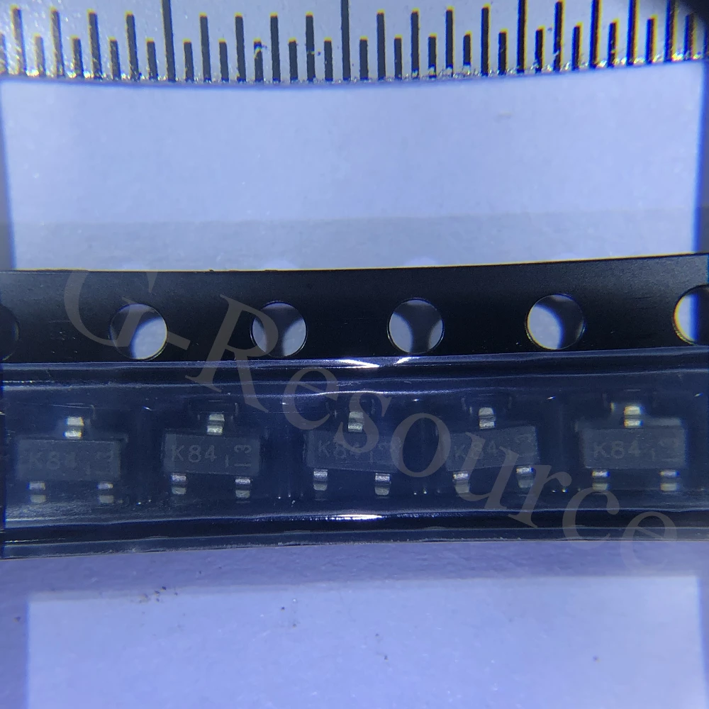 BSS84-7-F SOT-23 P قناة 50 فولت 130mA BSS84 مصلحة الارصاد الجوية الترانزستور (بمناسبة K84)