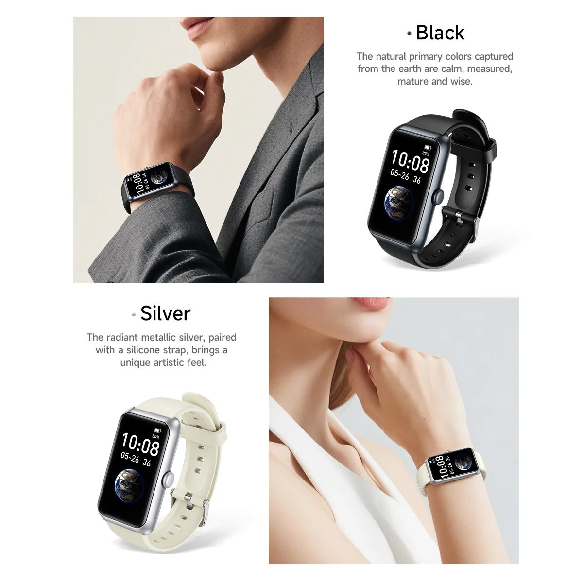 HOCO 1.47 TFT Smart Watch Touch Screen Bluetooth 5.3 Call Version IP67 Waterproof Heart Rate Women's Health Monitor Sports Watch view 2