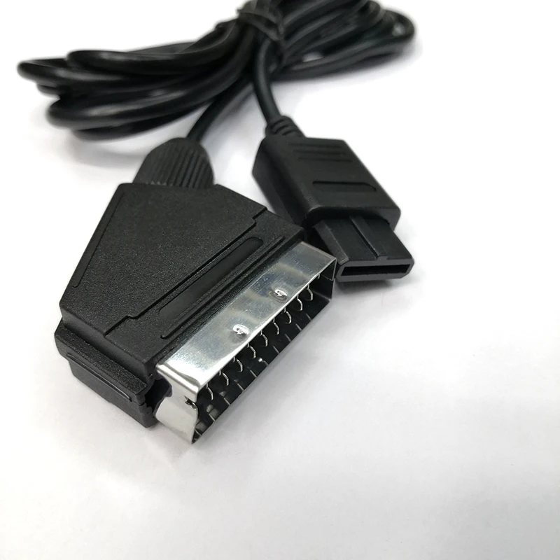 for N64 NGC SFC RGB AV Scart Cable 1.8M AV Cord for NTSC Super Gamicom Gamecube Console Extend Line Game Audio Video Cable