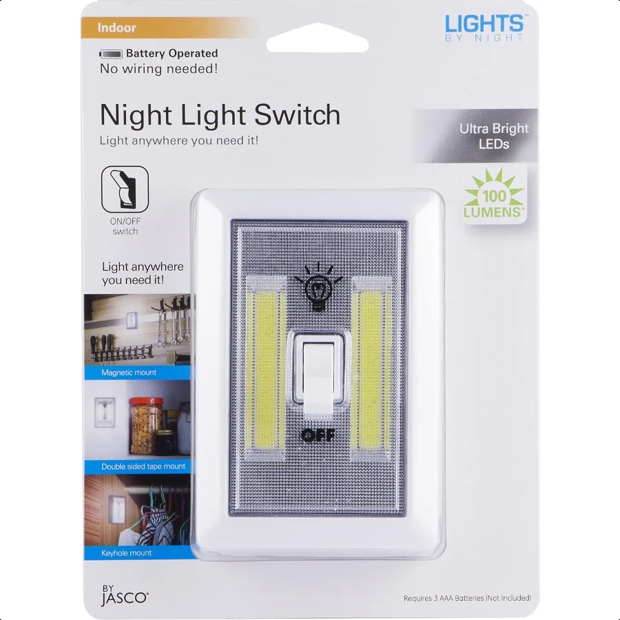 Wirel LED Light Switch Battery Operated 100 Lumens Tap Light Portable Light Switch Wirel StickOn LED Lights Under Cabinet Close