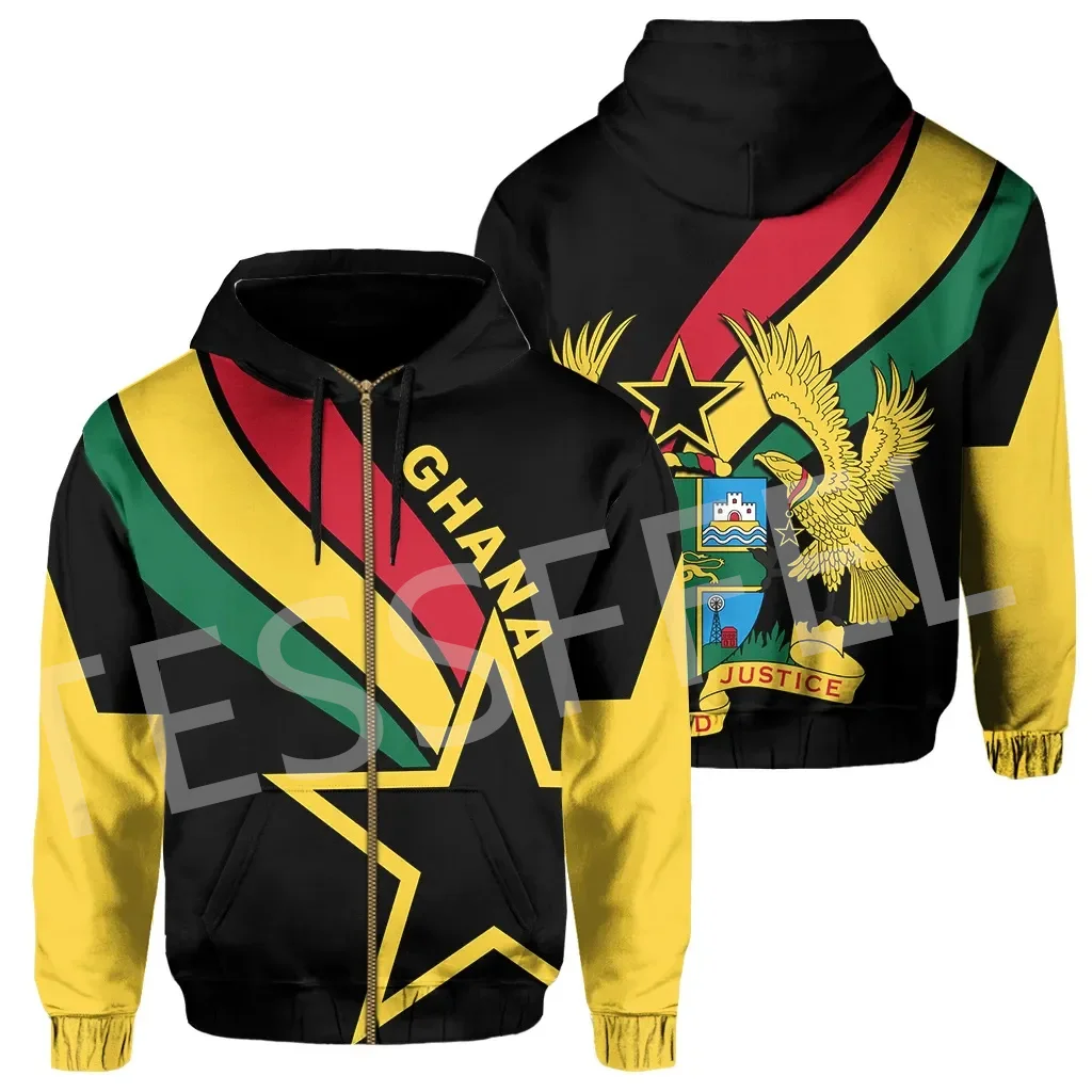 NewFashion Africa Country Kente Ghana Tattoo Retro Culture Tracksuit 3DPrint Men/Women Unisex Casual Pullover Jacket Hoodies 8X