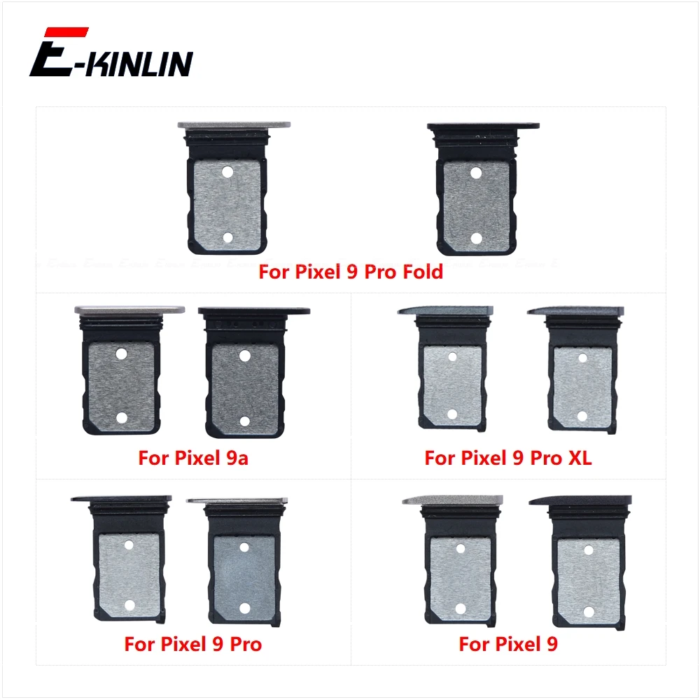 Sim Card Socket Holder Slot Tray Reader For Google Pixel 9a 9 Pro XL Fold Adapter Container Connector