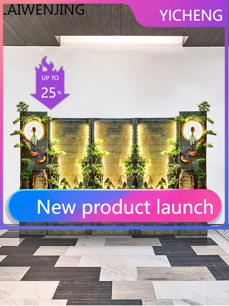 

LYY Декоративный фонтан-водопад для гостиной и двора, напольный аквариум, украшение для дома