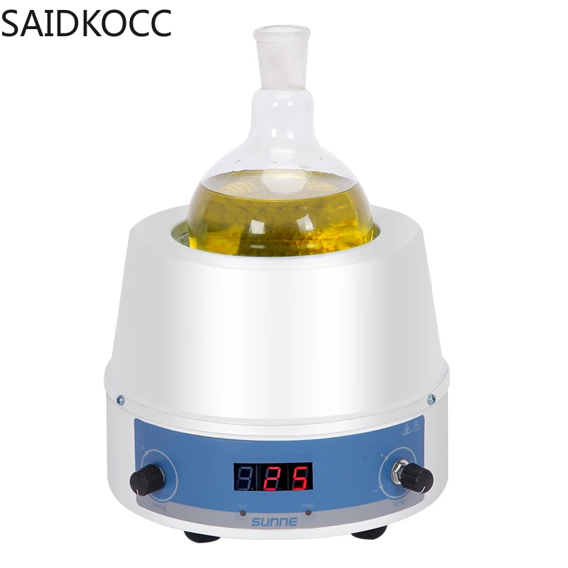 

500ml Heating mantle intelligent digital display temperature control Magnetic stirrer Lab temperature regulating heating jacket