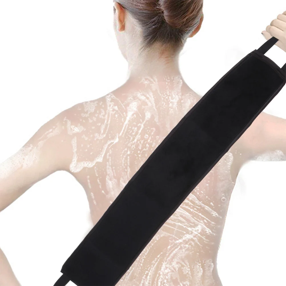

2Pcs Long Shower Towel Back Rub Strap Durable Material Tanning Oil Strip Body Scrubber Tanning Oil Strip