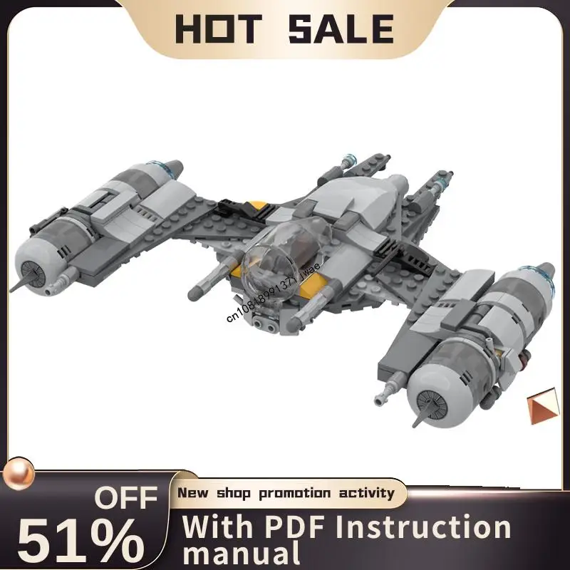 

New 301Pcs Famous Star Battle Movie Moc Spacefighter Model Custom Puzzles Diy Creative Ideas Kids Toys Birthday GiftS