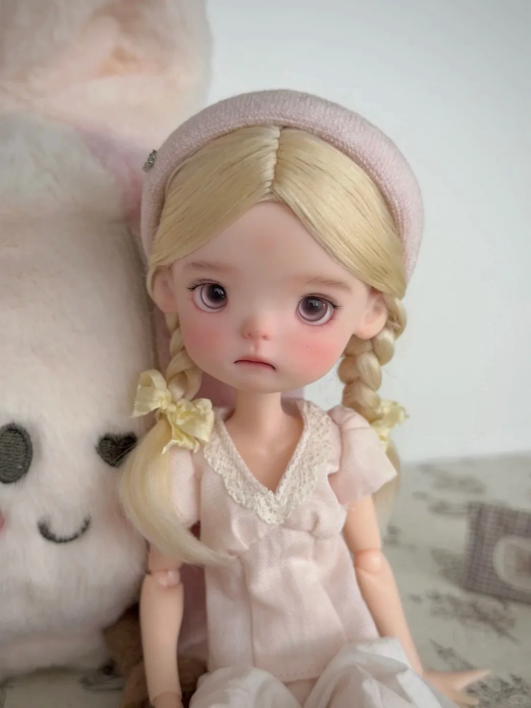 New 1/6 sd Cute Girl Resin BJD doll Xiaop nana toy model humanoid birthday gift diy Spot Free shipping