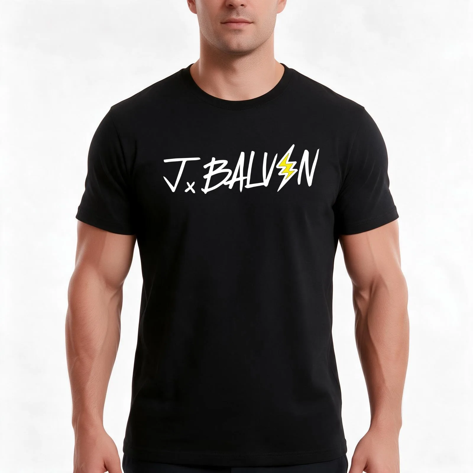 J Balvin Merch Jbalvin Logo T-Shirt Summer Casual Cotton Tee Oversized Streetwear Tops Vintage Graphic Print 100% Cotton