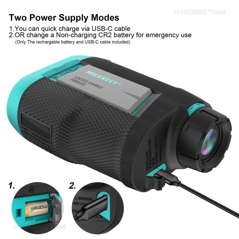 Xiaomi Mileseey PF260 laserowy dalmierz z teleskopem monokularowy laserowy miernik odległości metra do polowania na cyfrowy Laser miarka