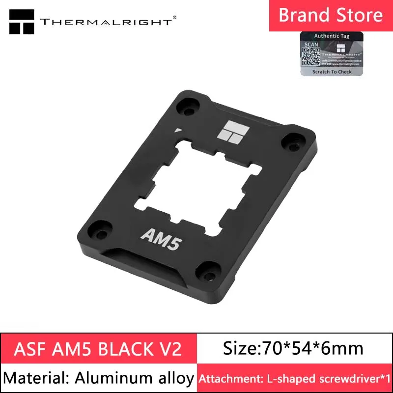 yZ[zThermalright ASF AMD AM5 BLACK V2 ZLeB t[[N ubN Rs[^ CPU Ȃ␳t[[N AM5 Ȃh~T|[g