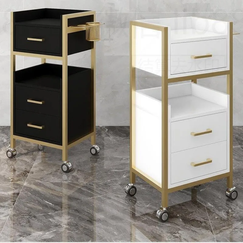 hairdressing shop tool cabinet hair salon special shelf barber shop cart ironing and dyeing tool car beauty cabinet