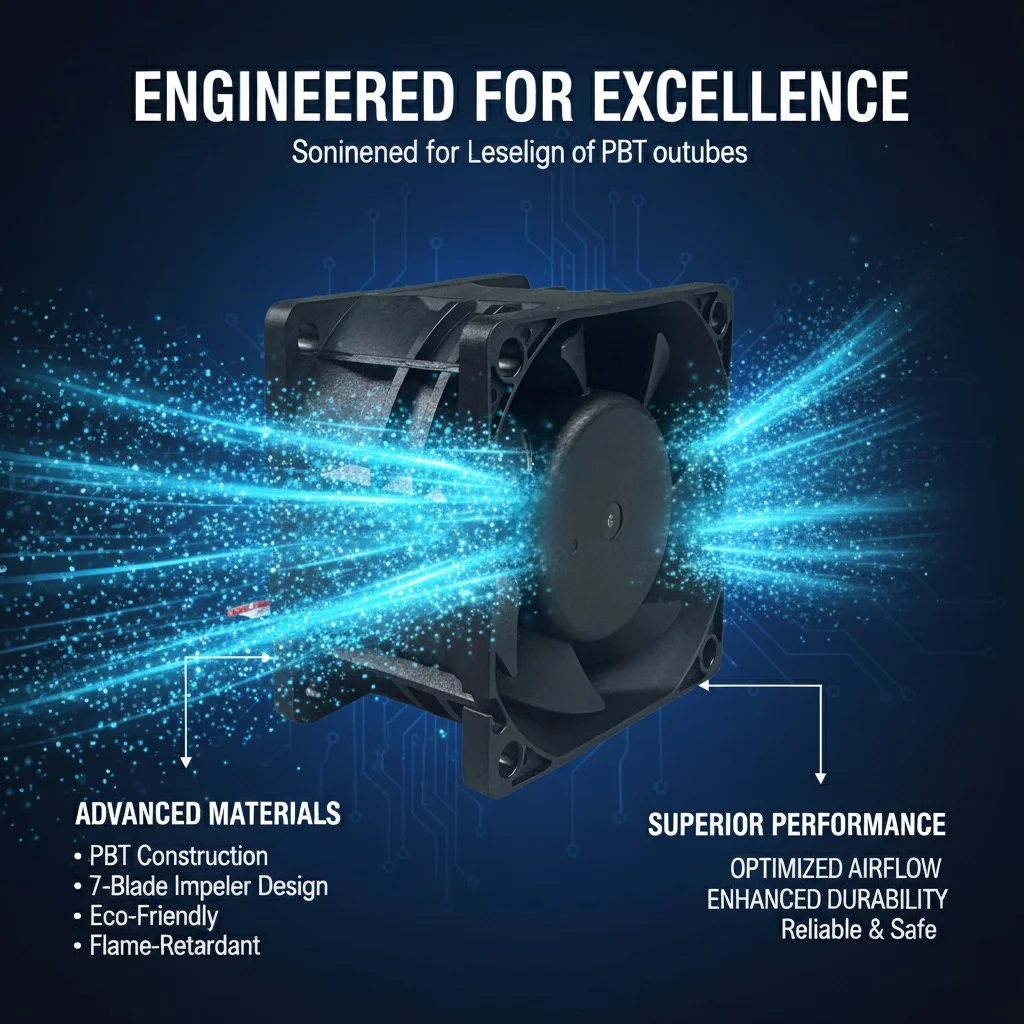 SXDOOL 60x60x38mm DC 12V 1.70A Alta Velocidade 11000RPM 69.2CFM 4 Fios PWM Ventilador de resfriamento industrial com rolamento de esferas duplo