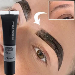 4 Colors Peel Off Eyebrow Makeup Permanent Eye Brow Tattoo Tint Long-lasting Waterproof Dye Eyebrow Gel Cream Make Up Cosmetics