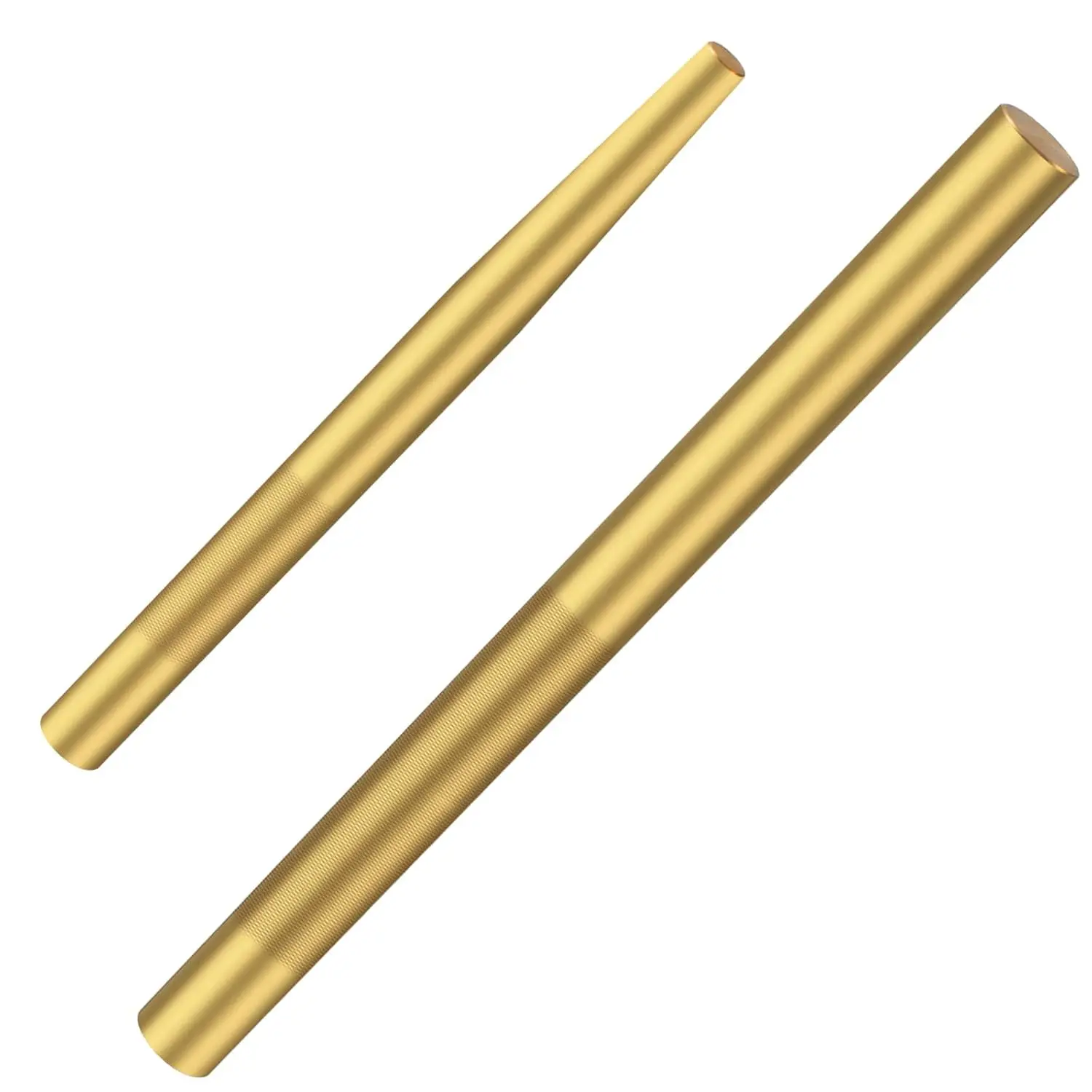 Brass Drift Pin Punch Set, Hand Tool Punches 3/8" to 5/8" & 3/4" Non-Marring Chisel for Vehicles and Home Use