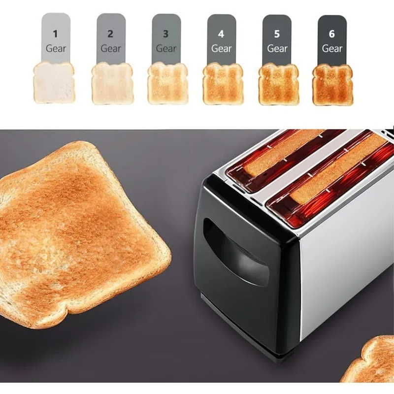 Home Toaster Household Breakfast Toaster Machine Multi-Functional Toaster Bread Warmer for Pastry Croissant Bagel Bread Chenchin