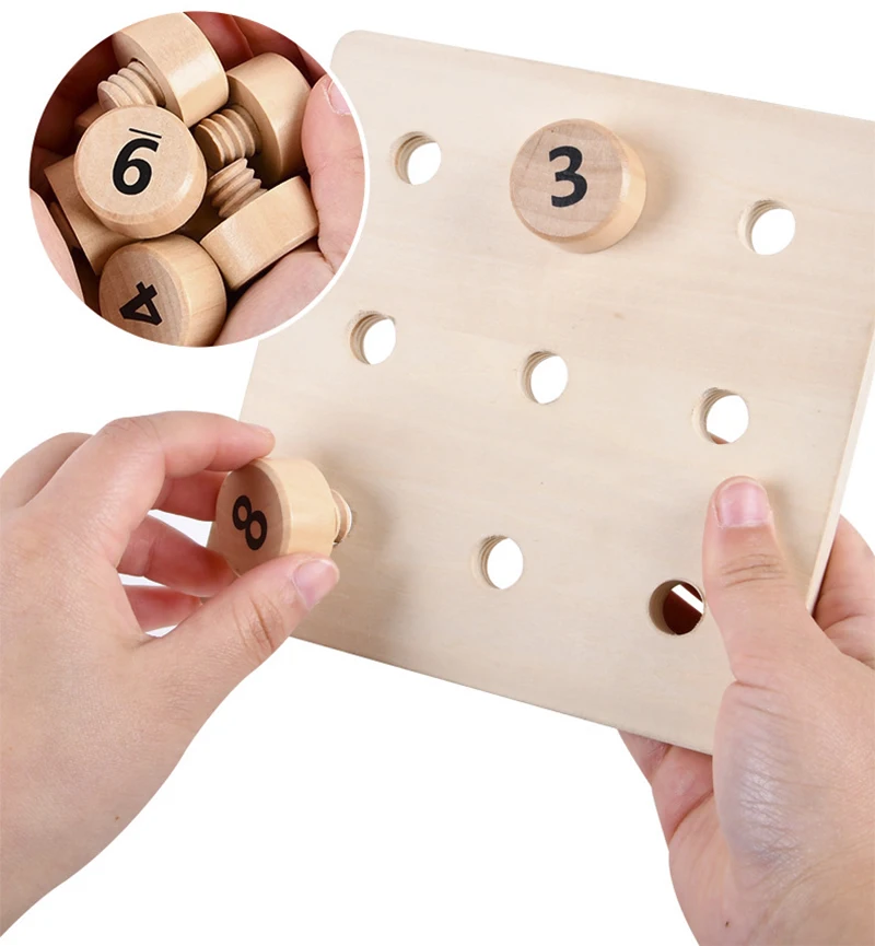 لعبة مطابقة الألوان ، تحويل المسمار ، تدريب المحرك الدقيق ، تنسيق العين اليدوية ، فهم التركيز ، تعليم مونتيسوري