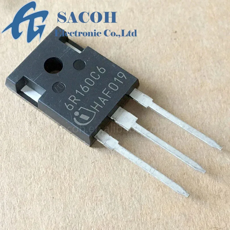 Refurbished Original 10Pcs/Lot IPW60R160C6 6R160C6 6R160 OR IPW60R160P6 6R160P6 TO-247 23.8A 600V Power MOSFET Transistor