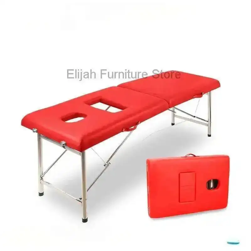 

Speciality Beauty Folding Physiotherapy Massage Portable Bed Metal Massage Bed Spa Examination Lit Pliant Salon Furniture WZ50MB