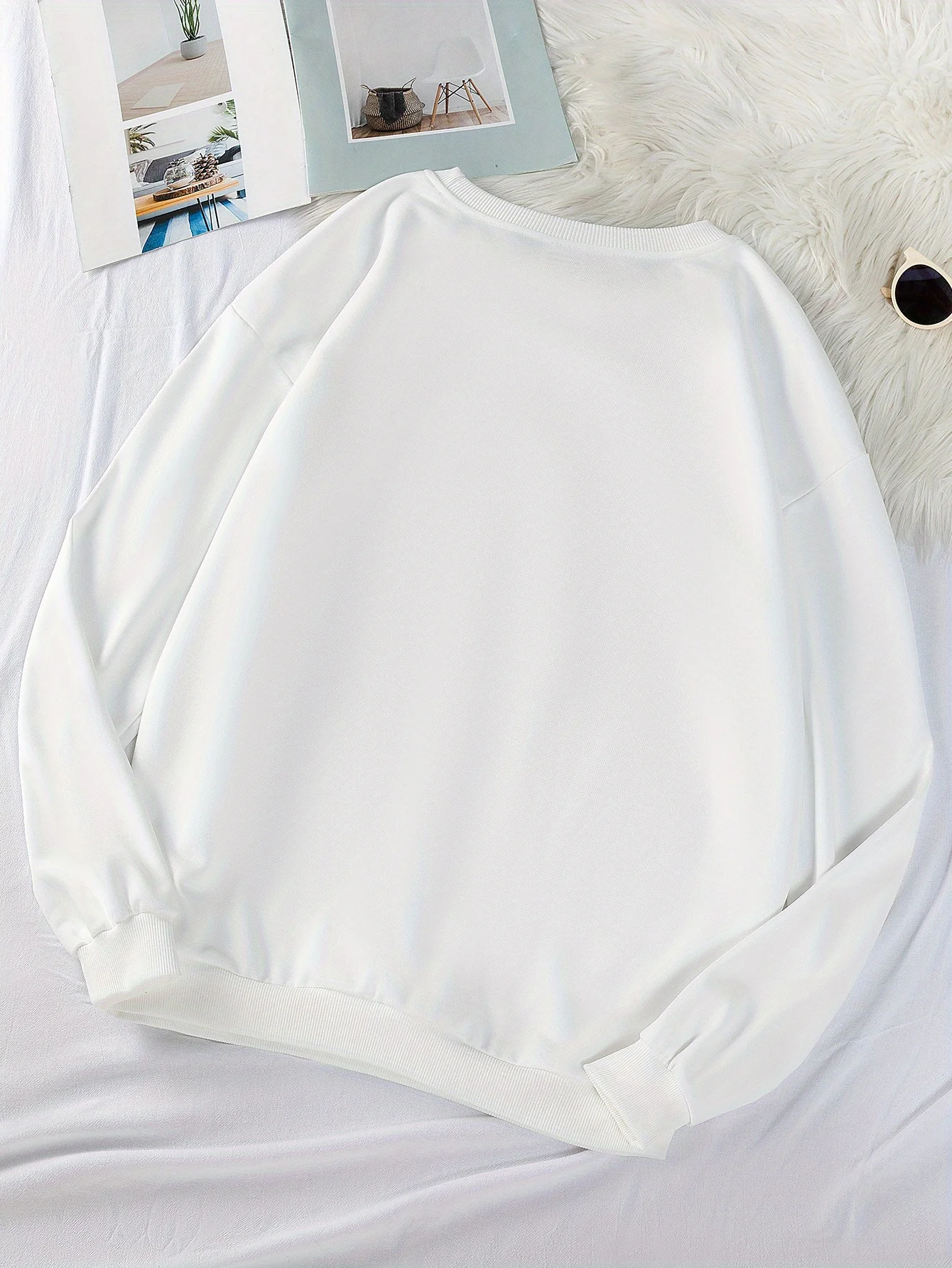 Otoño e Invierno Navidad estampado de leopardo árbol casual mujer moda Y2K sudadera sin capucha moda sudadera