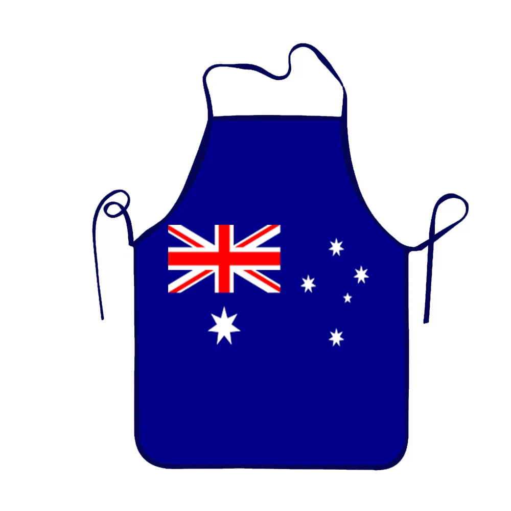Flagnshow 100% Polyester Free Size Australia Flag Apron
