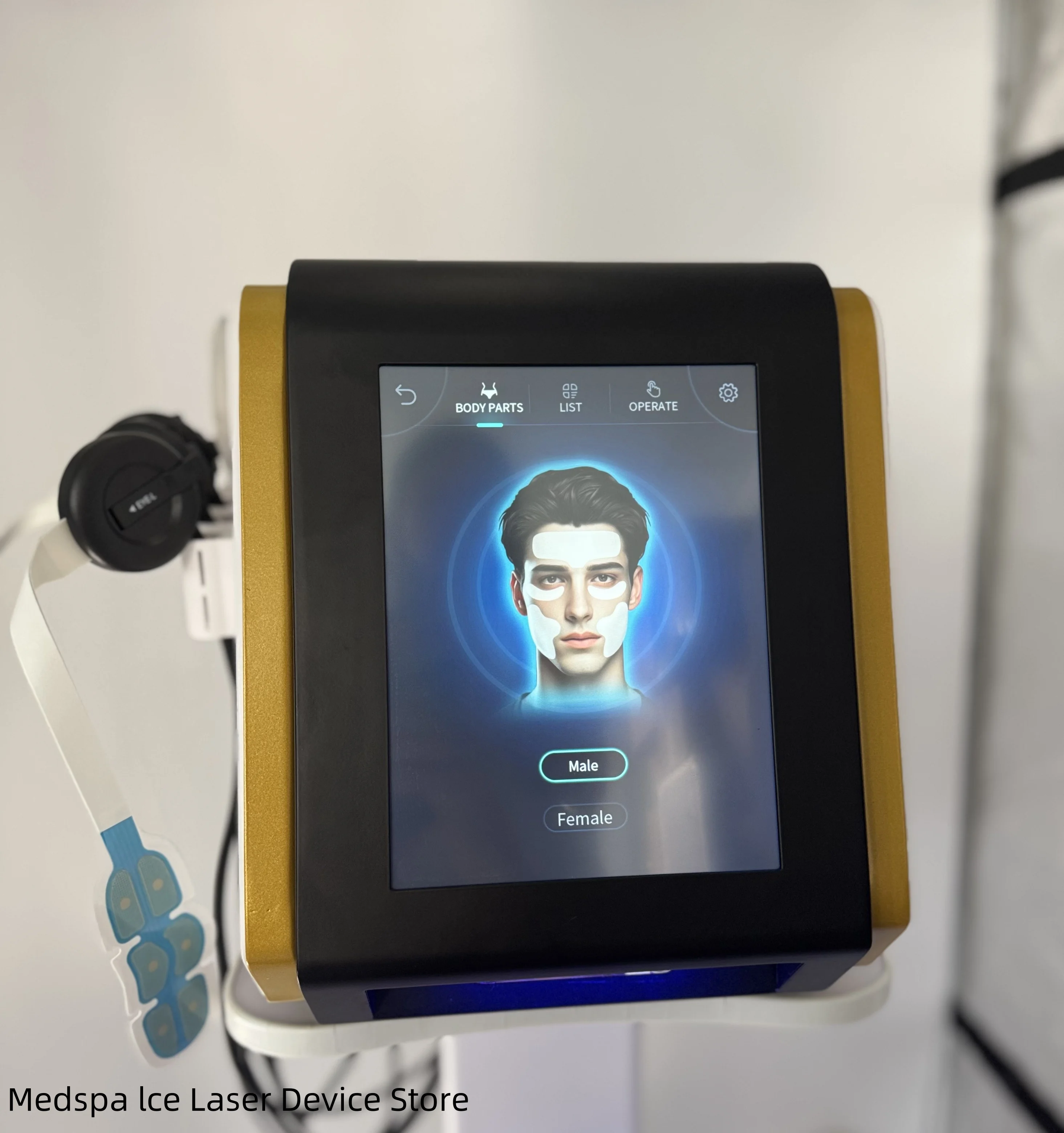 Máquina de modelagem facial EMS especializada em remoção de rugas, lifting facial, resfriamento da pele e atividade de colágeno CE