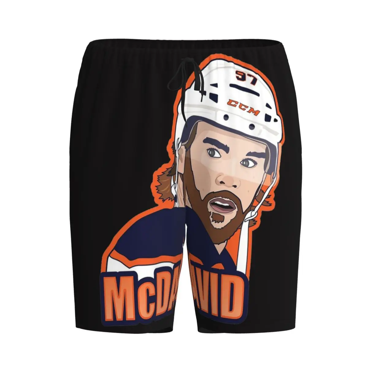 

Мужские пижамные штаны Custom Connor McDavid 97 для фанатов Edmonton Oilers, шорты для сна, домашние брюки, нижняя часть пижамы