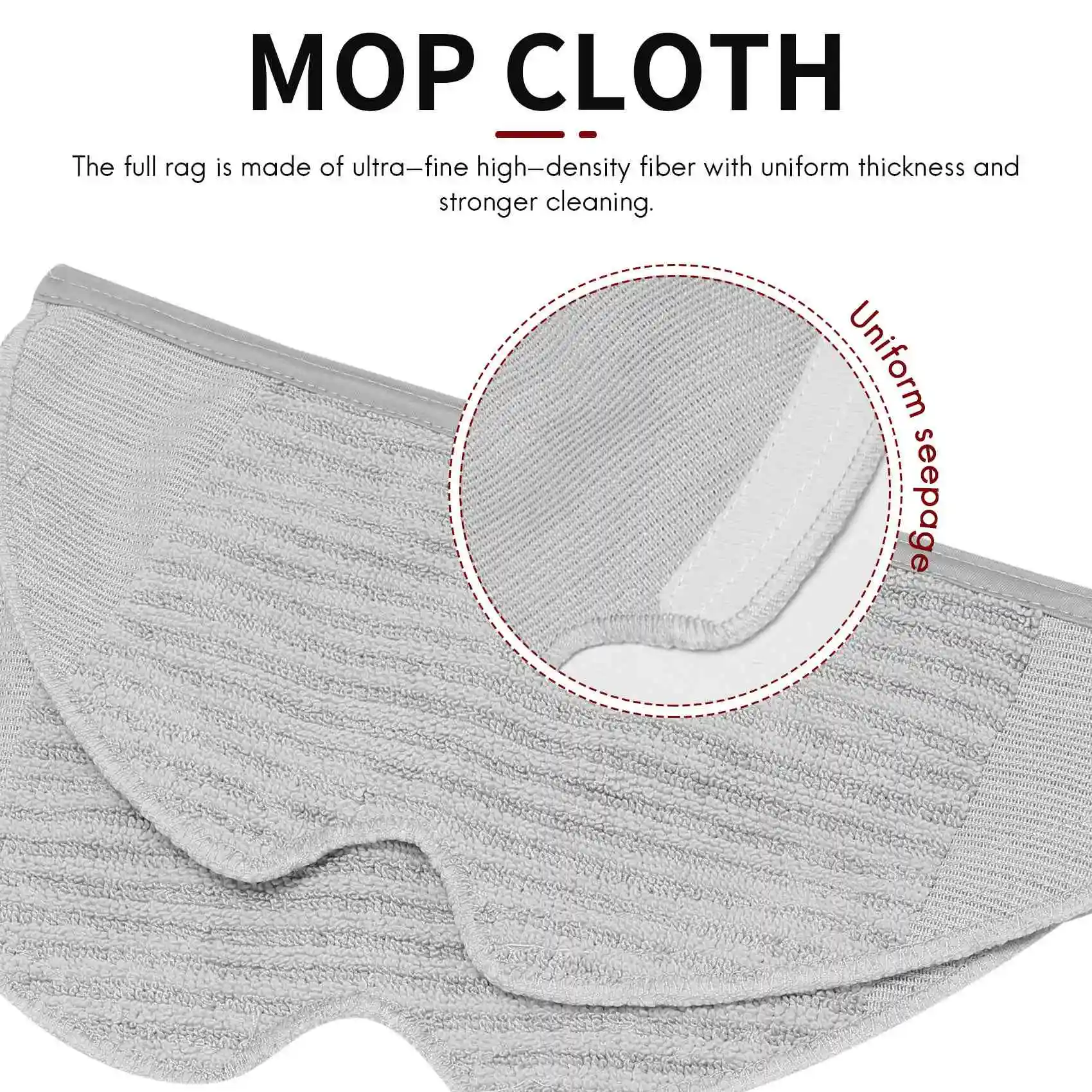 Kit de Peças de Reposição para Xiaomi Mijia 1C, Acessórios Robô, Rolo Lateral, Filtro HEPA, Escova Principal, Mop, 8Pcs