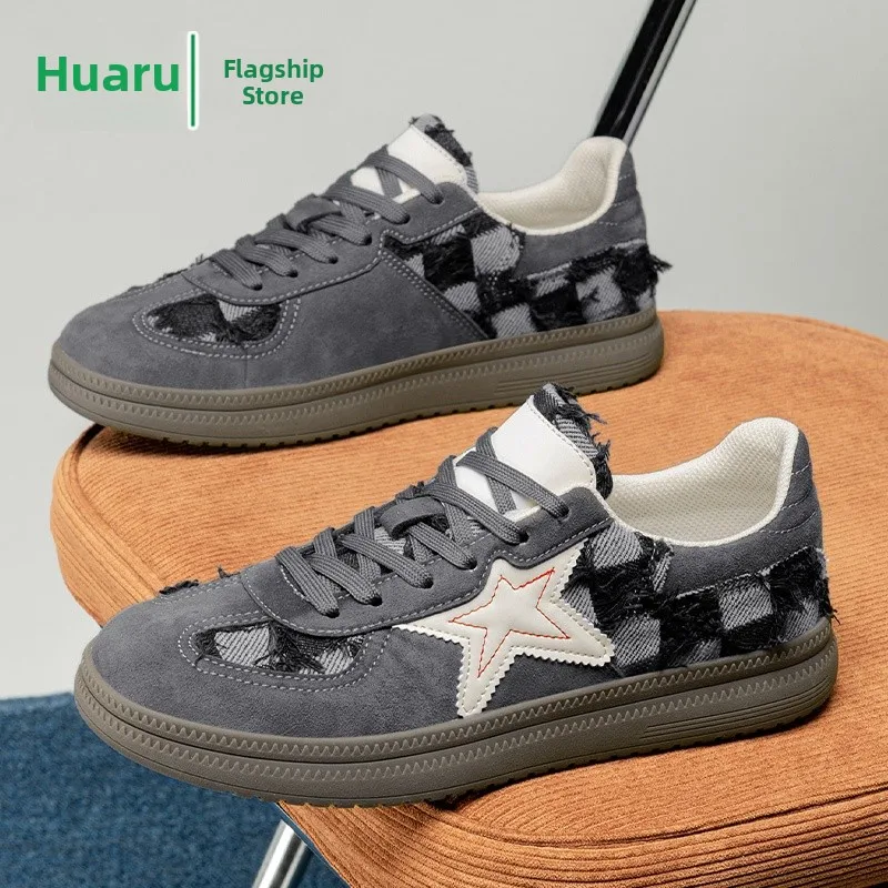 Men's Summer Breathable Casual Shoes Lightweight Soft Bottom Sport Sneakers Versatile Design Trendy Youth Fashion Korean Style